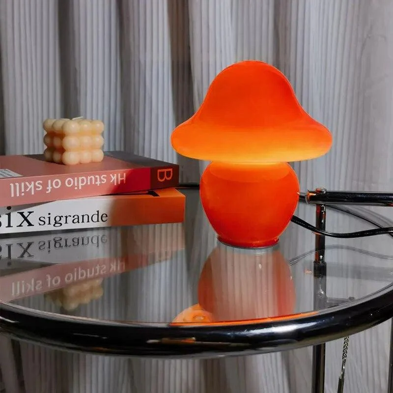 Charming Vintage Baby Mushroom Lamp -