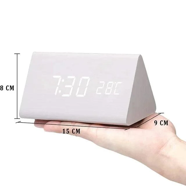 Charms | Digital Wooden Alarm Clock | Includes temperature gauge -  - #tag1#