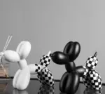 Checked_balloon_dog_ornament_-_-4154916 Checked balloon dog ornament