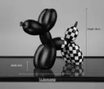 Checked_balloon_dog_ornament_-_-4154926 Checked balloon dog ornament