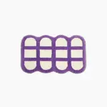 Checker Grid Tufting Bath Mat