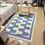 Checkerboard Fluffy Rug tag1