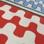 Checkerboard Fluffy Rug tag1