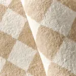 Checkerboard Living Room Rug