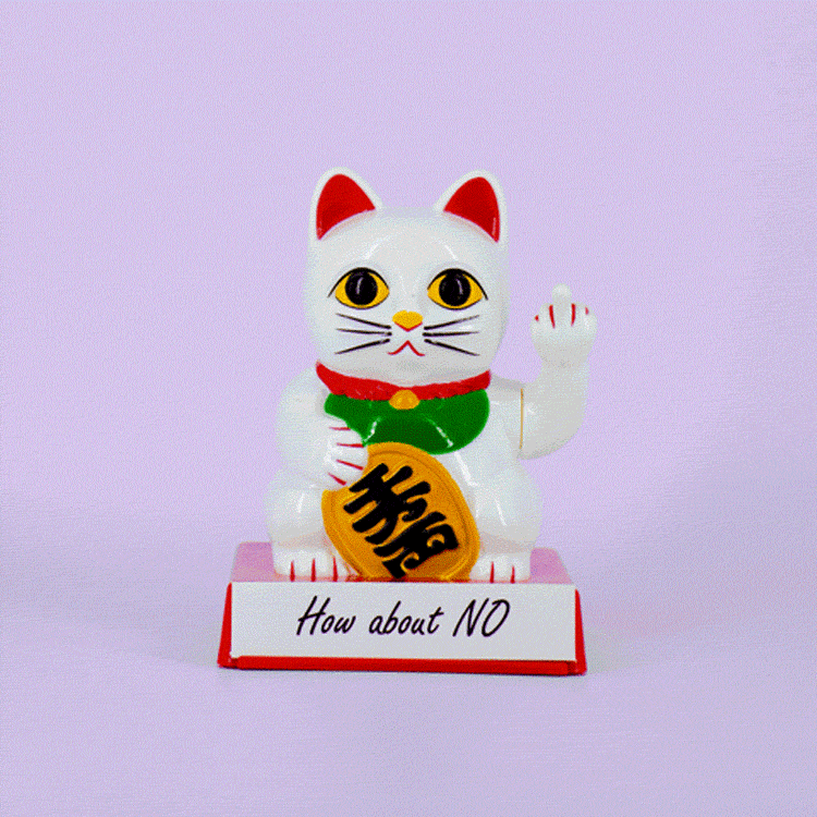 Cheeky Fortune Lucky Cat Display Stand -  - #tag1#