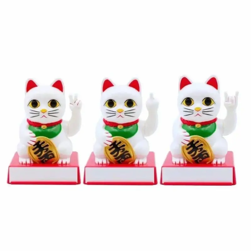 Cheeky Fortune Lucky Cat Display Stand tag1