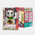 Cheeky Fortune Lucky Cat Display Stand tag1