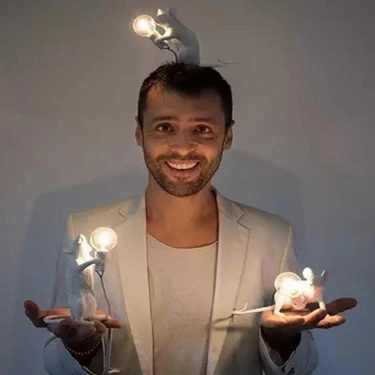 Cheeky Mouse - Creative and unique table or cabinet lamp -  - #tag1#