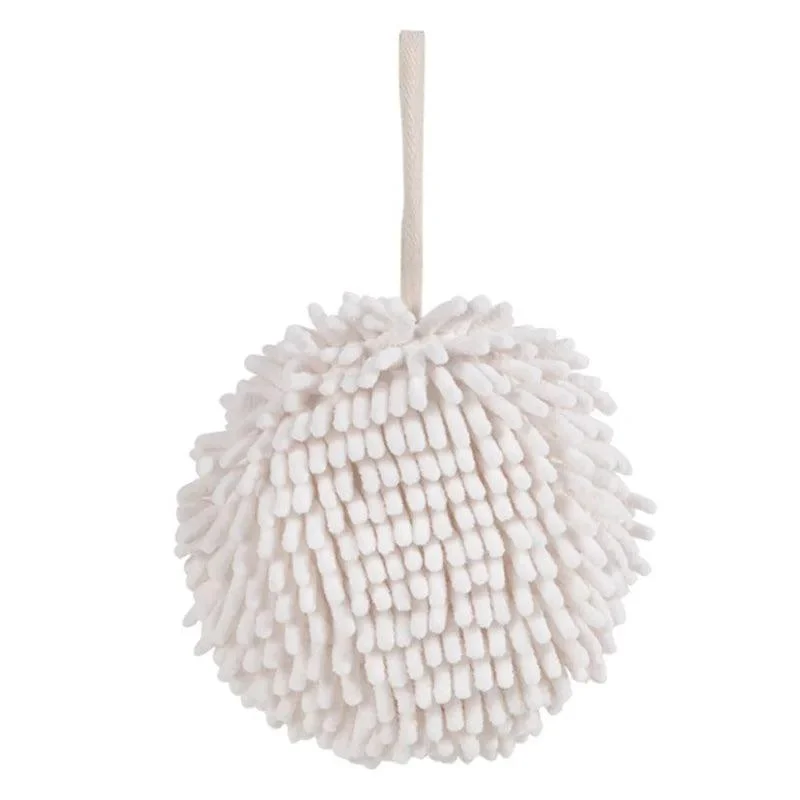 Chenille Hand Towels Hand Towel Ball with Hanging Loops-Microfiber Towels -