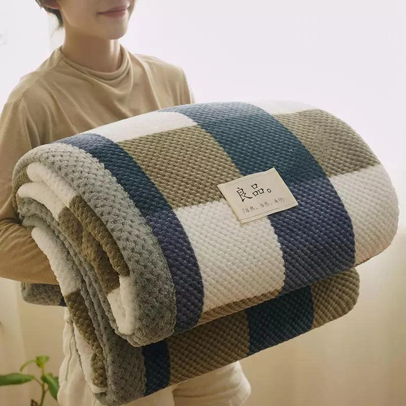 Chenille Knit Blanket: Cozy Elegance for Couch or Bed -