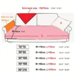Chenille Sofa Slipcover Non slip Sofa Cover Furniture Protector tag1