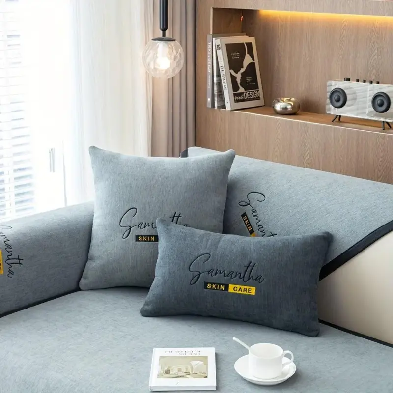 Chenille Sofa Slipcover Non slip Sofa Cover Furniture Protector tag1