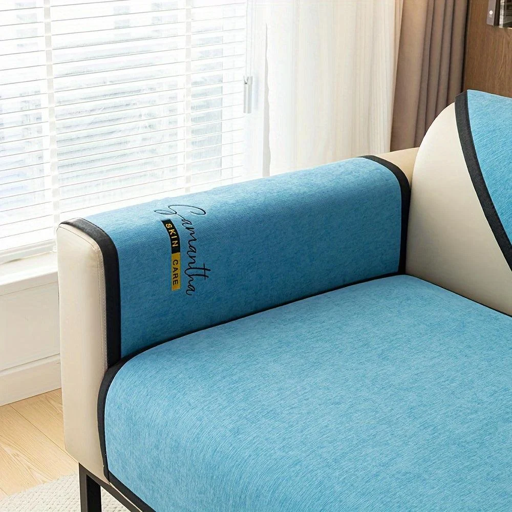Chenille Sofa Slipcover, Non-slip Sofa Cover, Furniture Protector -  - #tag1#