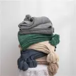 Chenille Stripe Plaid Blanket Soft with Tassels Throw 1kg tag1