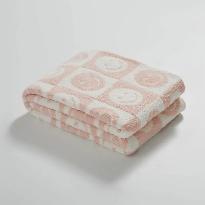 Chequered Smile Meme Pattern Checked Blanket tag1