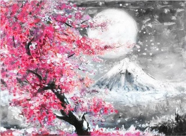 Cherry Blossom Landscape -  - #tag1#
