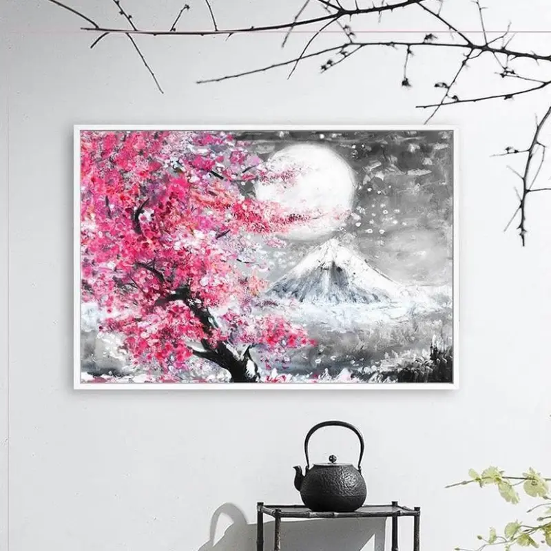 Cherry Blossom Landscape tag1