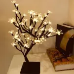 Cherry Blossoms Bonsai Tree Lamp tag1