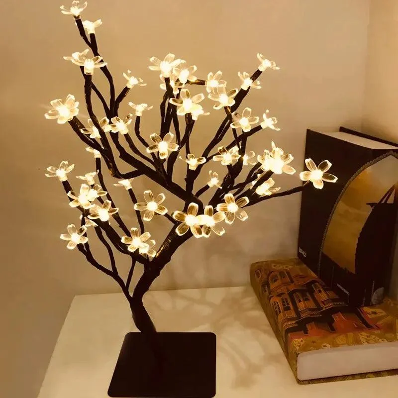 Cherry Blossoms Bonsai Tree Lamp -  - #tag1#