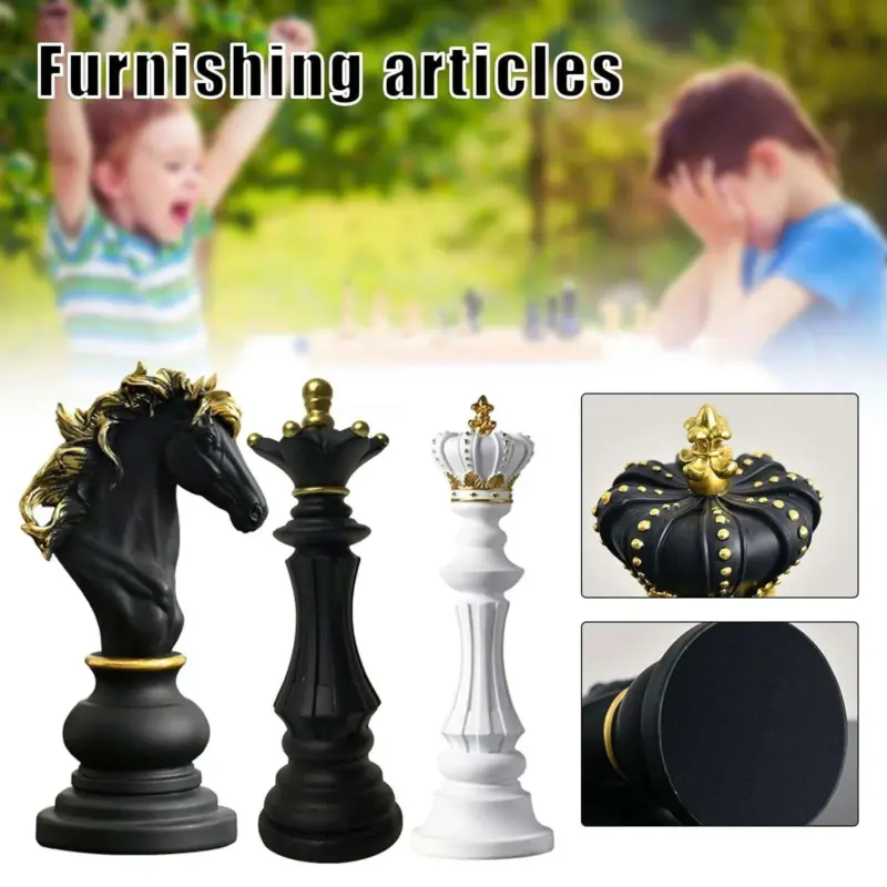 Chess Statue Home Decor