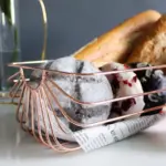 Chic Nordic Metal Table Storage Basket Graceful Scandinavian Rectangle Rose Gold Desk Storage Basket Fruit Organizer e53b0f25 5f62 48ae 8e4b 508a651fb742