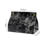 Chic Tissue Case Box Container PU Leather Marble Pattern Home Car Towel Napkin Papers Bag Holder 7665ae58 e80e 4f7d b161 6daf1642a4c6