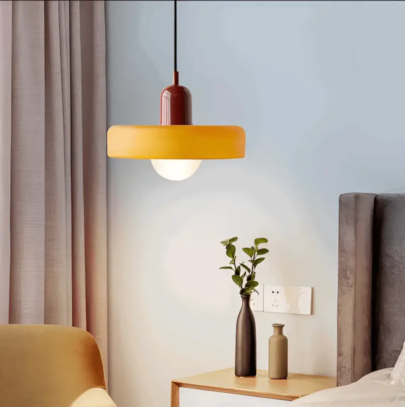 ChicChandelier Adjustable and colorful hanging glass pendant lights tag1