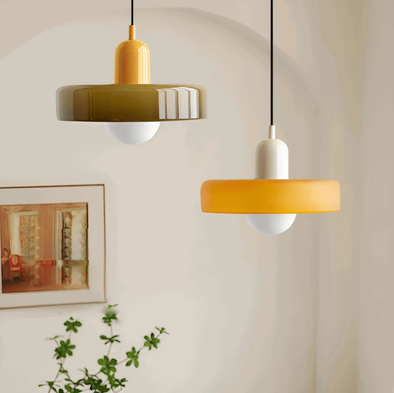 ChicChandelier - Adjustable and colorful hanging glass pendant lights -  - #tag1#