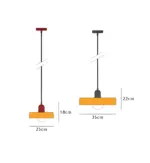 ChicChandelier Adjustable and colorful hanging glass pendant lights tag1
