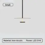 ChicCurve Minimalist Ring Pendant Lamp tag1