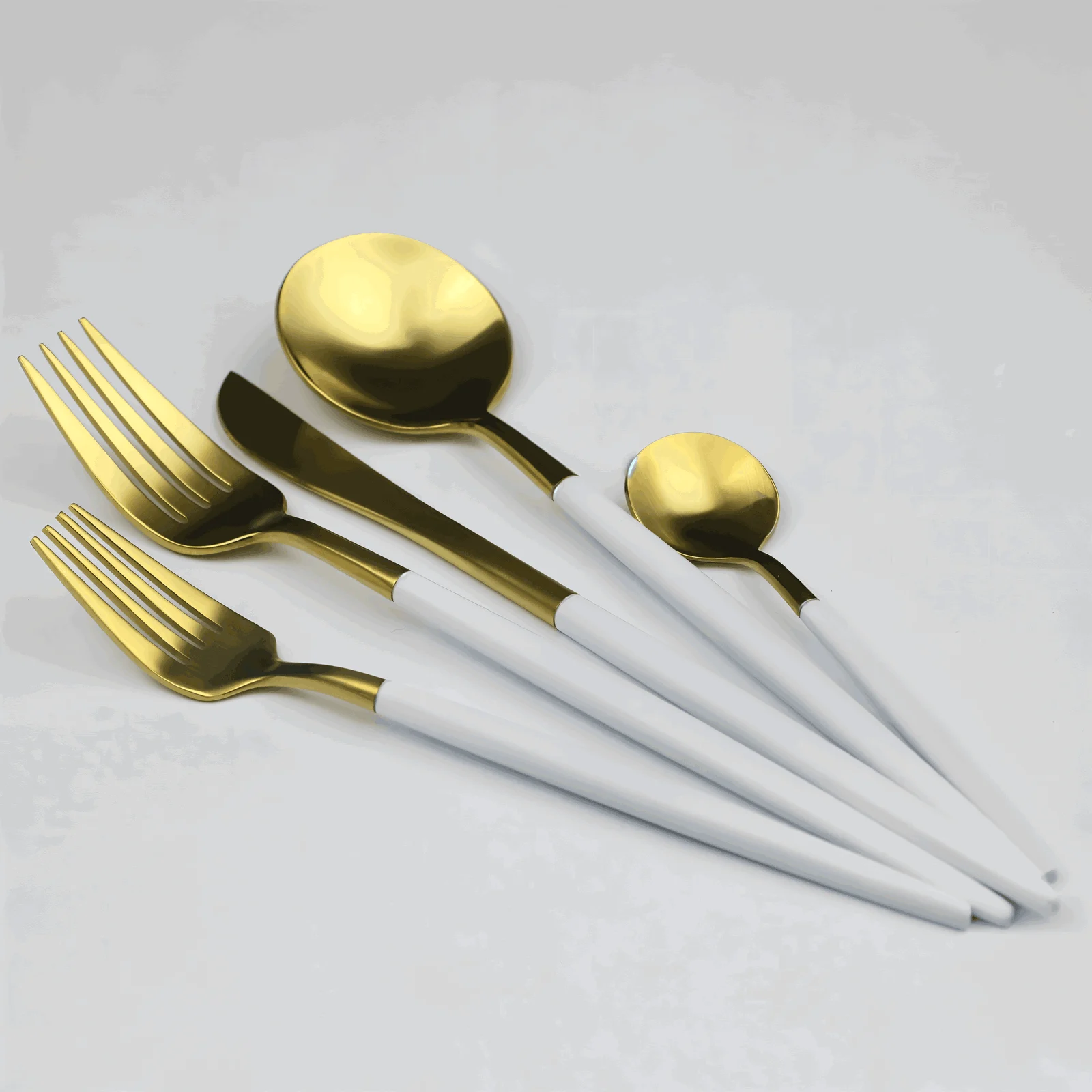 ChicMatte Cutlery Set - 4-piece, Multicolored made of stainless steel -  - #tag1#