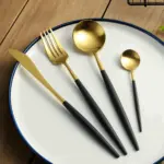 ChicMatte_Cutlery_Set_-_4-piece_Multicolored_made_of_stainless_steel_-_-_tag1_-4174171 ChicMatte Cutlery Set 4 piece Multicolored made of stainless steel tag1