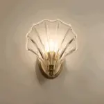 ChicShell Minimalist Glass Bowl Wall Light with Push Button Switch tag1