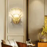 ChicShell Minimalist Glass Bowl Wall Light with Push Button Switch tag1