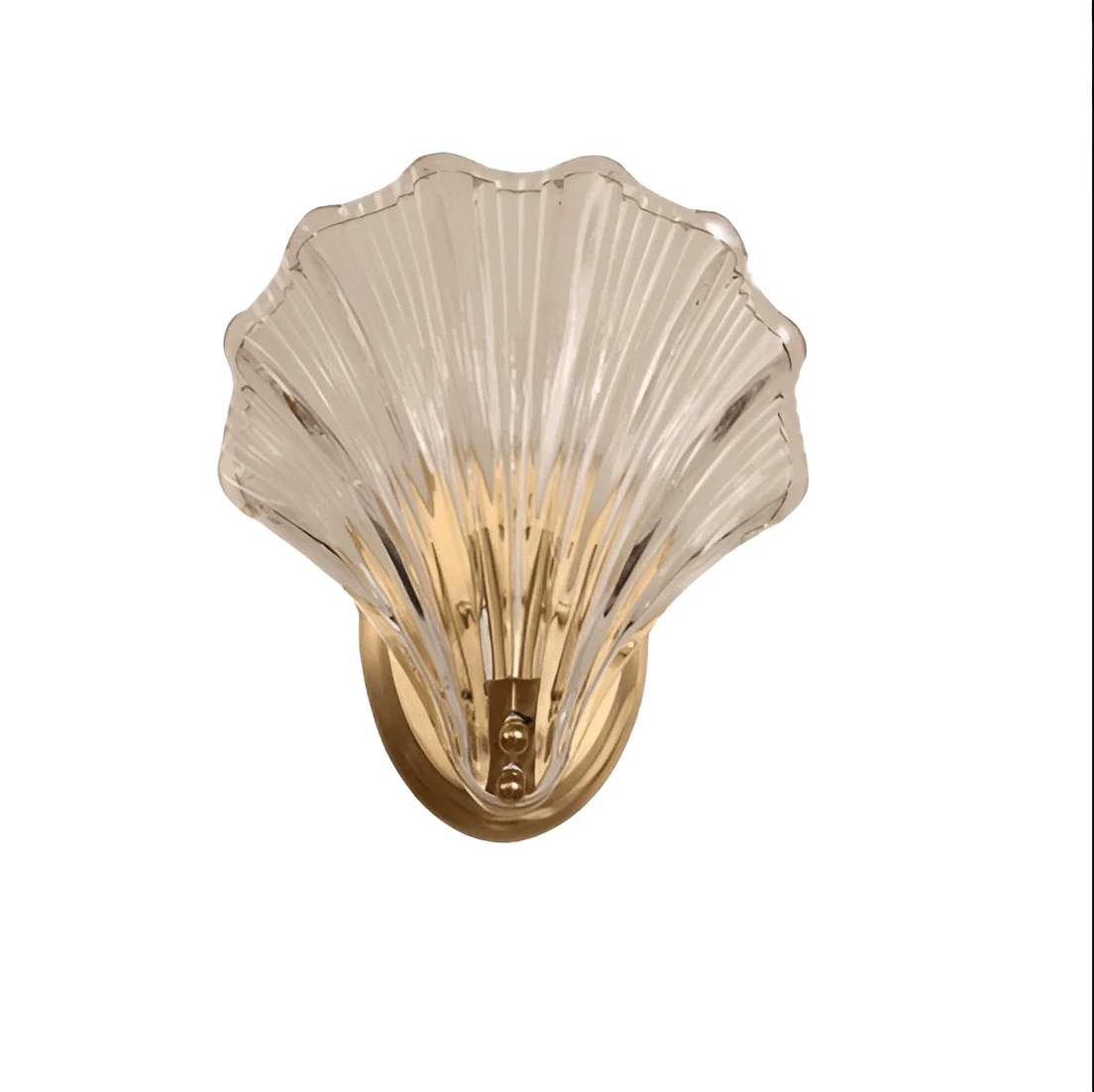 ChicShell - Minimalist Glass Bowl Wall Light with Push Button Switch -  - #tag1#