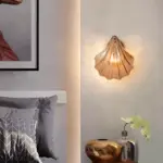 ChicShell Minimalist Glass Bowl Wall Light with Push Button Switch tag1