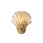 ChicShell Minimalist Glass Bowl Wall Light with Push Button Switch tag1