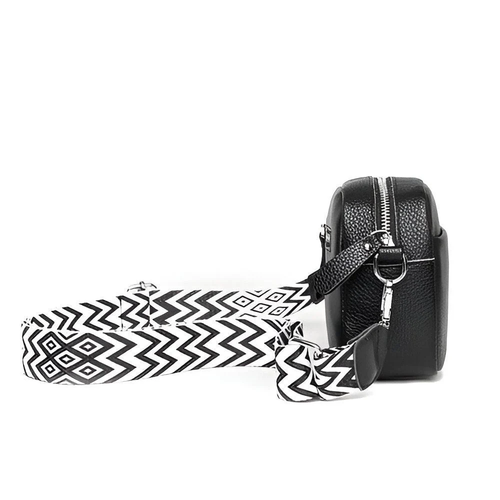ChicZag Crossbody Bag - Rectangular Leather Crossbody Bag for Women -  - #tag1#