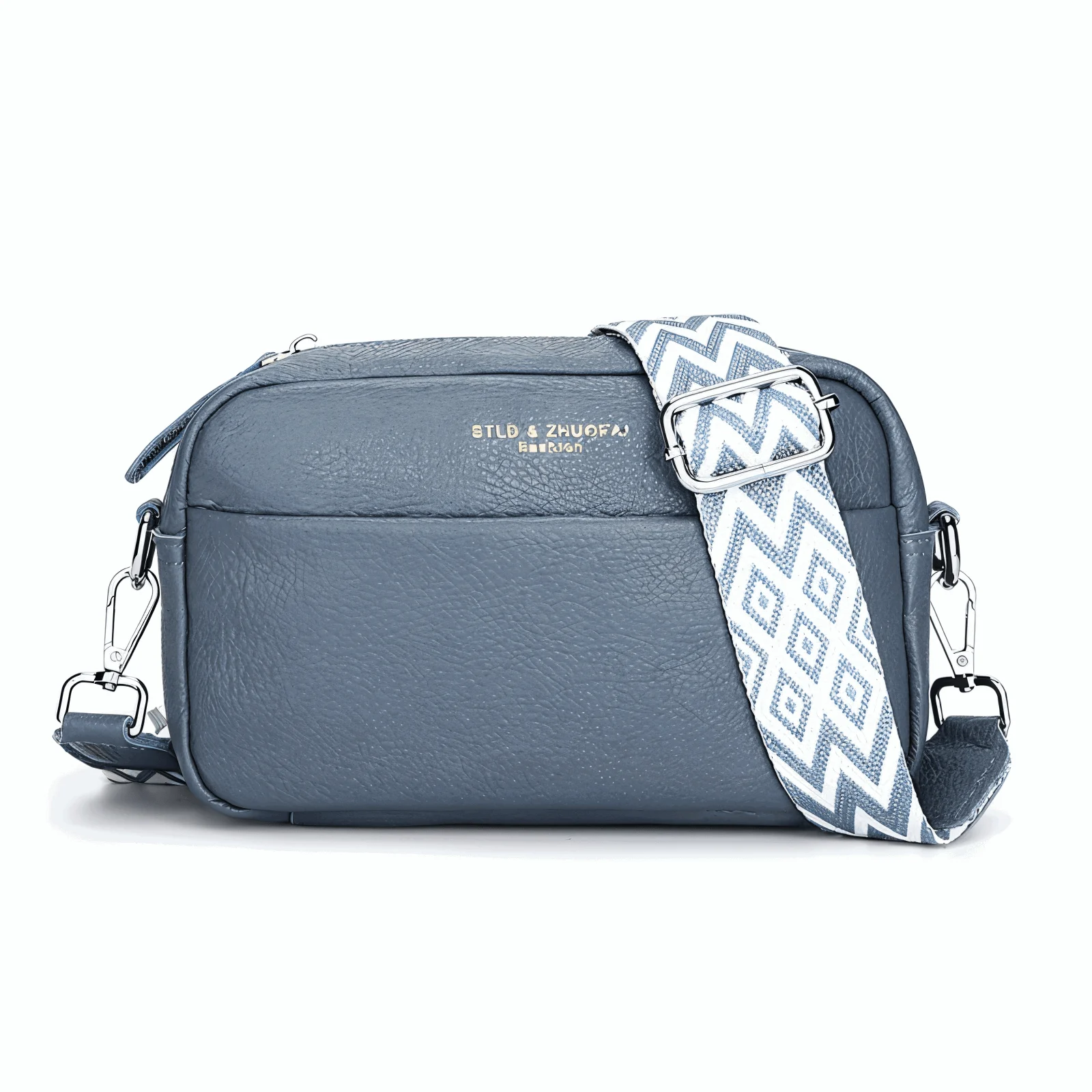 ChicZag Crossbody Bag - Rectangular Leather Crossbody Bag for Women -  - #tag1#