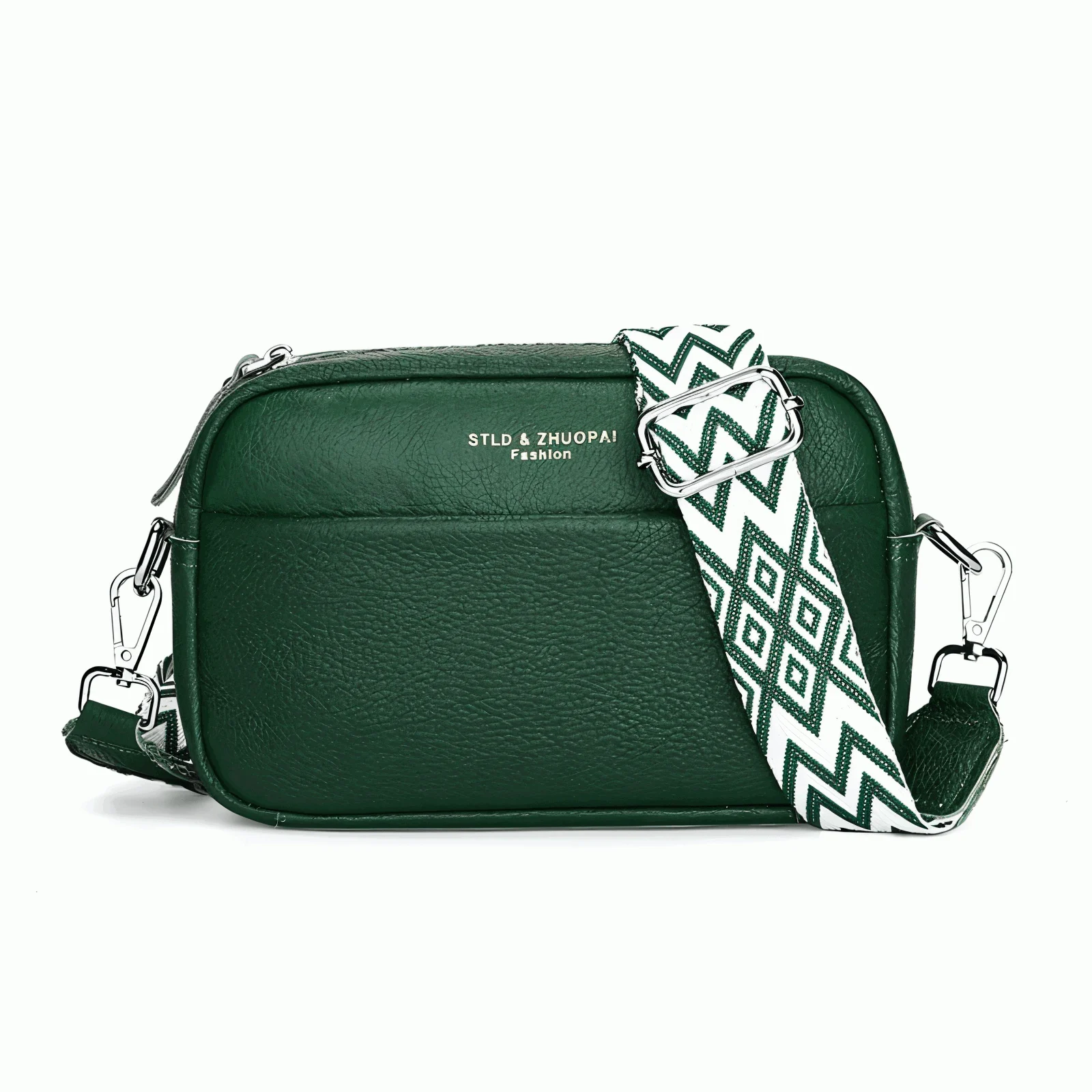ChicZag Crossbody Bag - Rectangular Leather Crossbody Bag for Women -  - #tag1#