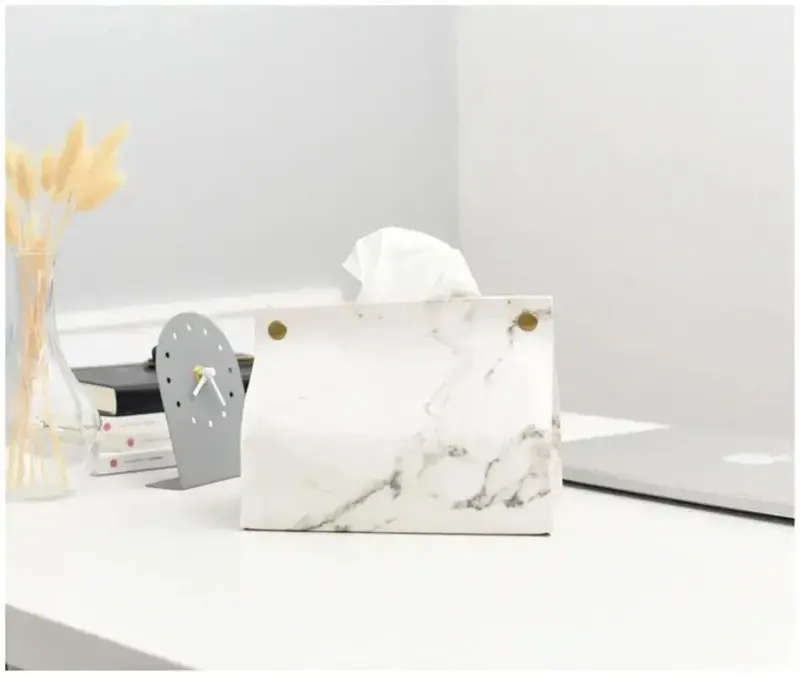 Chic Faux Leather Tissue Holder tag1