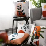 Chic Geometric Plaid Pillow Covers