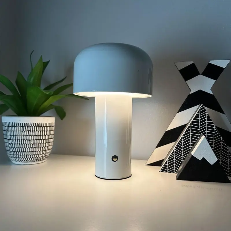 Chic Modern Wireless Mushroom Lamp tag1
