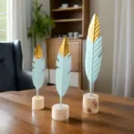 Chic Touch Aesthetic miniature wooden ornaments for home decoration tag1