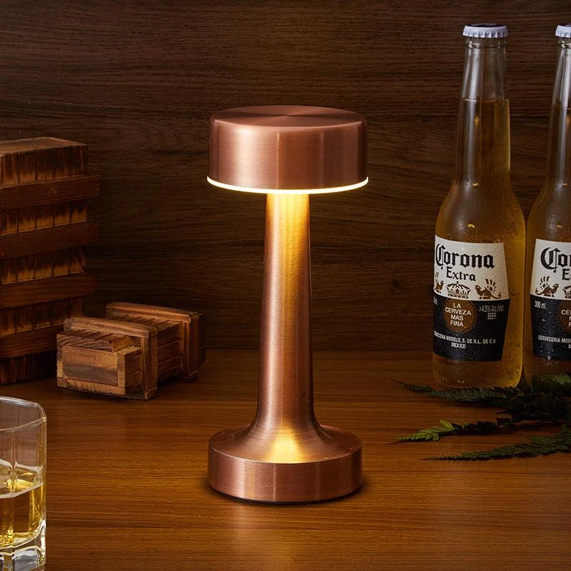 Chic retro style LED restaurant table lamp wireless USB -  - #tag1#