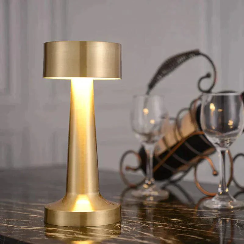 Chic retro style LED restaurant table lamp wireless USB -  - #tag1#