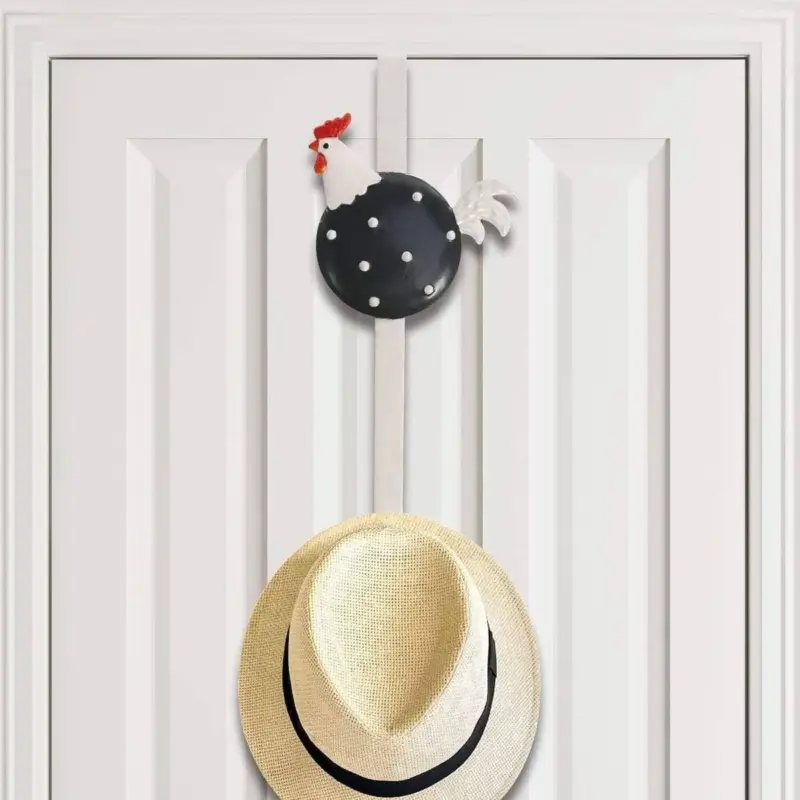 Chicken Door Hook Hanger Rack Holder Rustic Farmhouse Decor for Your Home