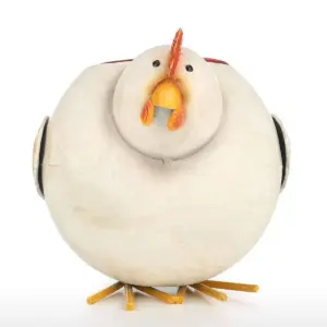 Chicken Garden Planter Flower Pot Decor - Whimsical Touch to Your Garden