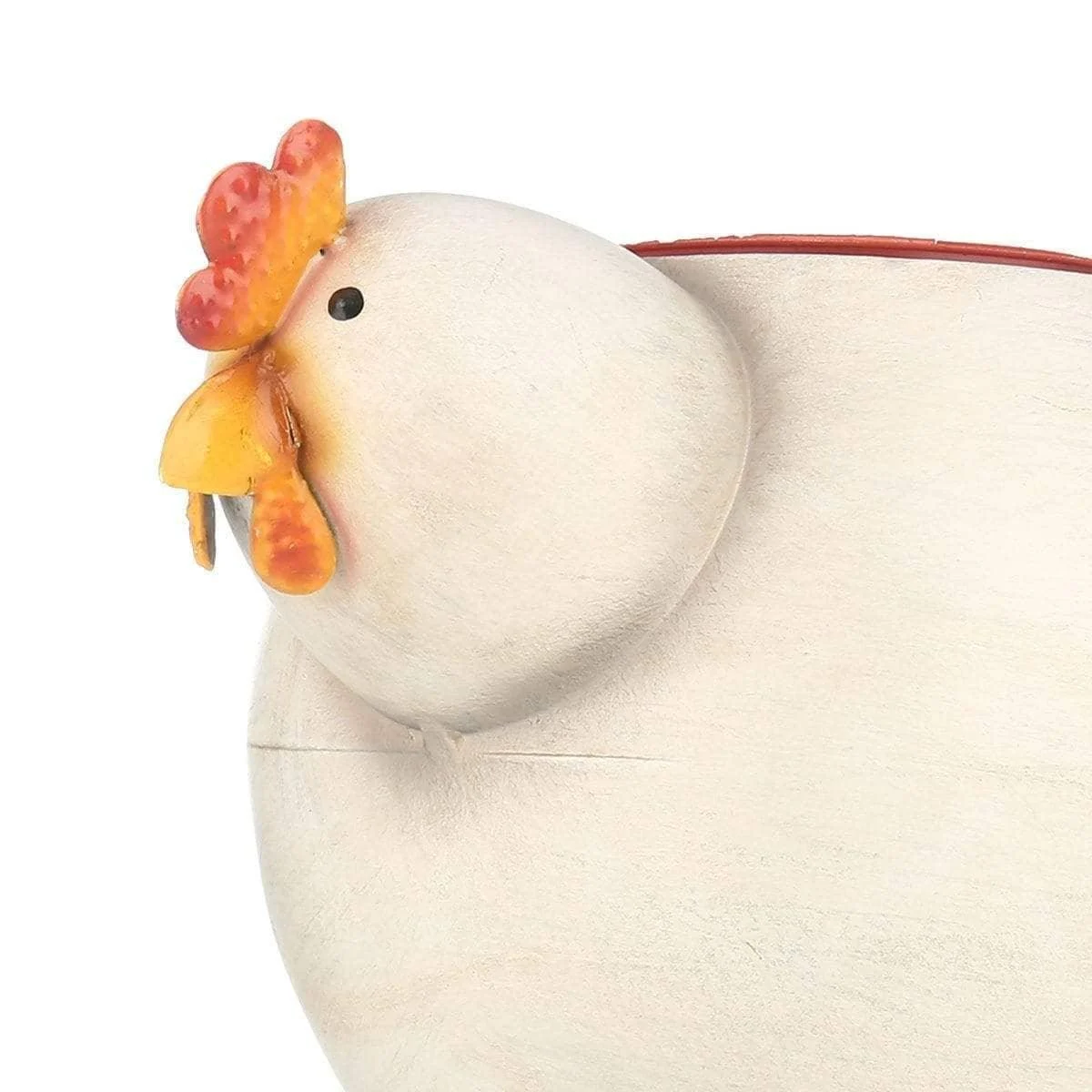 Chicken Garden Planter Flower Pot Decor - Whimsical Touch to Your Garden -