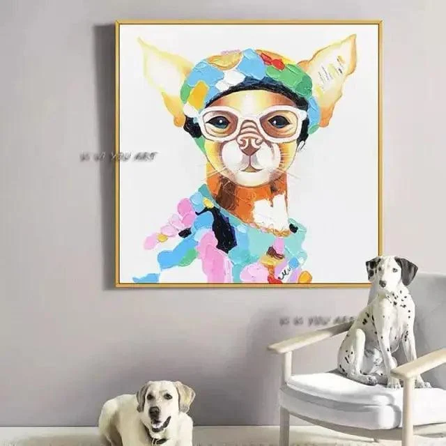 Chihuahua Handmade Painting -  - #tag1#